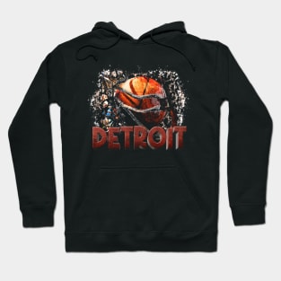 Classic Sports Detroit Proud Name Basketball Hoodie